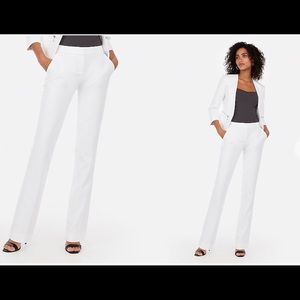 Express Editor Trousers White size 00 Short NWT